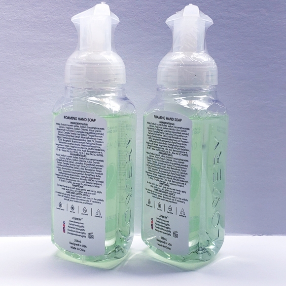 LIME LEMON Gentle Cleansing ALL Natural Moisturizing Foaming Hand Soap (2 pack) - Picture 3 of 8